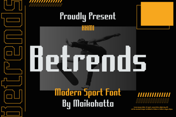 Betrends: The Bold Sans Serif Font for Modern Campaigns