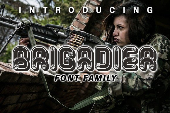 Brigadier: The Bold Display Typeface for Modern Brand Identity