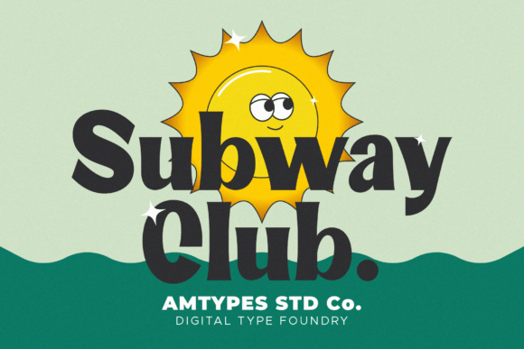 Bringing Retro Vibes to Life with the Subway Club Typeface