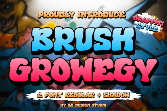 Brush Growegy: The Bold Typeface for Modern Digital Branding