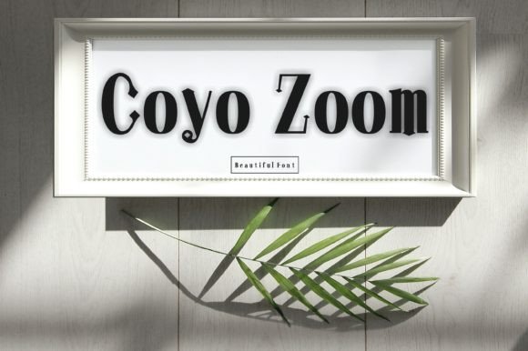 Coyo Zoom: The Premium Display Typeface for Polished Branding