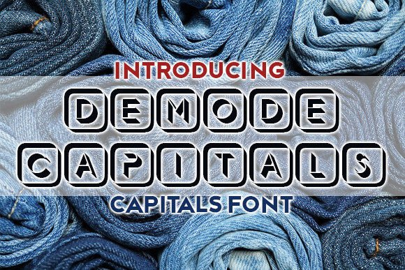 Demode Capitals: The Bold Typeface That Elevates Handmade Branding
