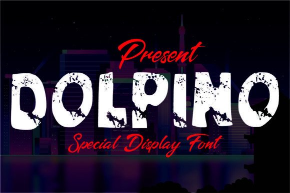 Dolpino: The Grunge Display Font for Bold Web Design