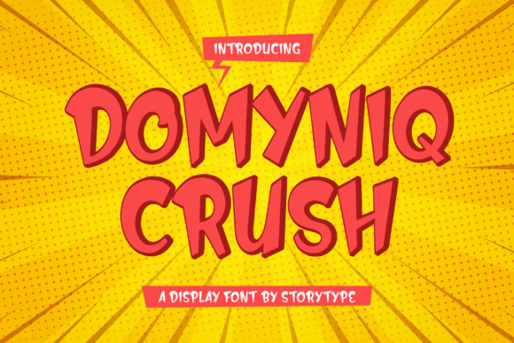 Domyniq Crush: The Modern Display Typeface for Bold Branding