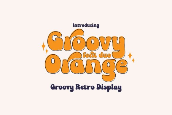 Groovy Orange: The Retro Display Font for Modern Web Design