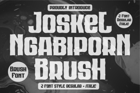 Joskel Ngabiporn Brush: The Display Typeface for Bold Branding
