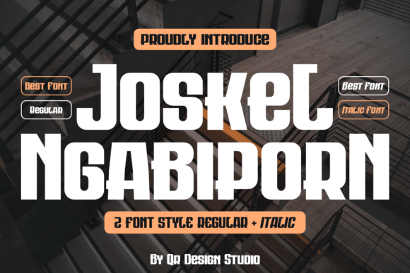 Joskel Ngabiporn: The Modern Sans Serif Font for Handmade Branding