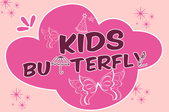 Kids Butterfly: The Perfect Display Font for Playful Campaigns