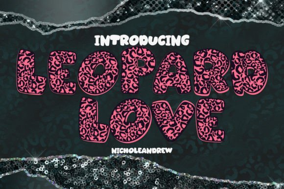 Leopard Love: A Playful Display Font for Bold Brand Identities