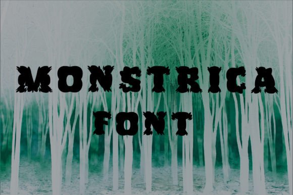 Monstrica: The Creative Display Font for Bold Campaigns