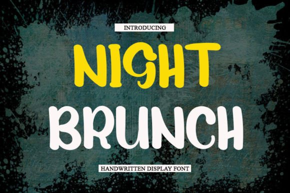 Night Brunch: The Magical Display Font for Handmade Brands