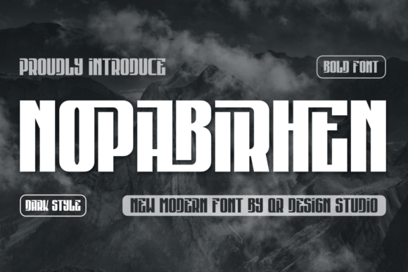 Nopabirhen: A Bold Sans Serif Typeface for Modern Branding