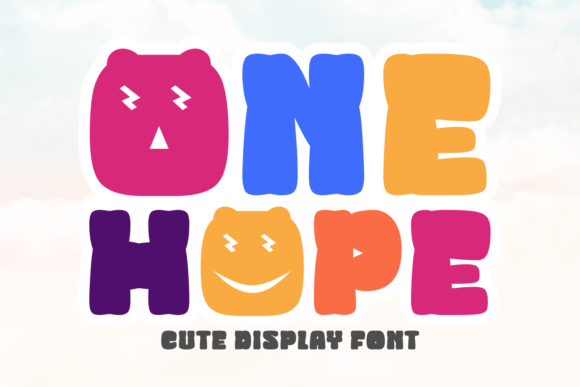 One Hope: The Playful Typeface for Scroll-Stopping Campaigns