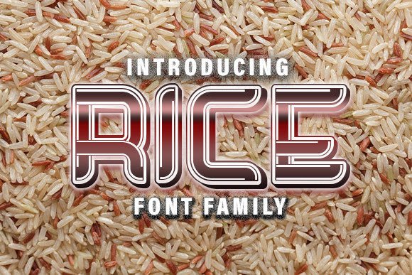 Rice: The Stylish Display Typeface for Modern Editorial Design