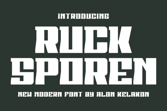 Ruck Sporen: A Modern Display Typeface for Impactful Web Design