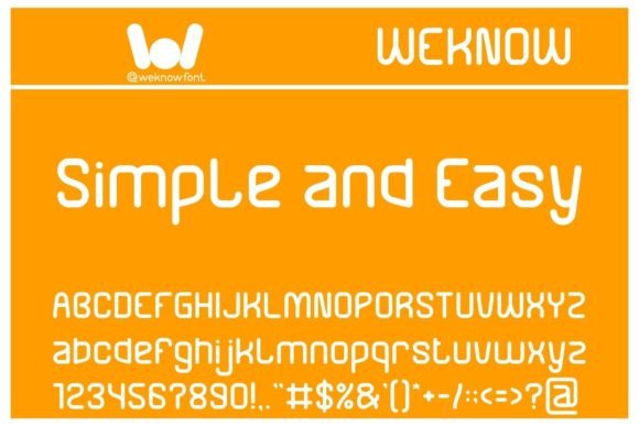 Simple and Easy: A Versatile Sans Serif Font for Modern Branding