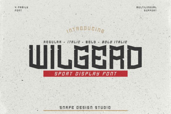 Wilgerd: The Bold Typeface That Transforms Handmade Shop Branding